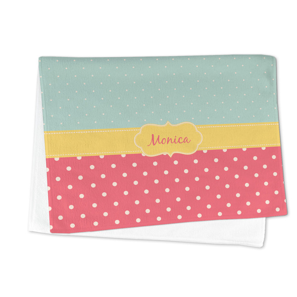 Easter Birdhouses Microfiber Dish Towel - FOLDED HALF