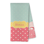 Easter Birdhouses Kitchen Towel - Microfiber (Personalized)