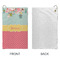 Easter Birdhouses Microfiber Golf Towels - Small - APPROVAL