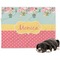 Easter Birdhouses Dog Blanket - Large (Personalized)