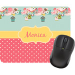 Easter Birdhouses Rectangular Mouse Pad (Personalized)