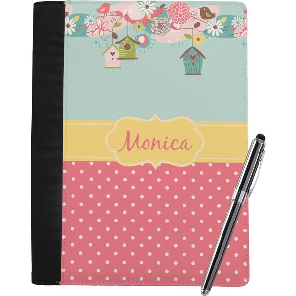Easter Birdhouses Notebook Padfolio