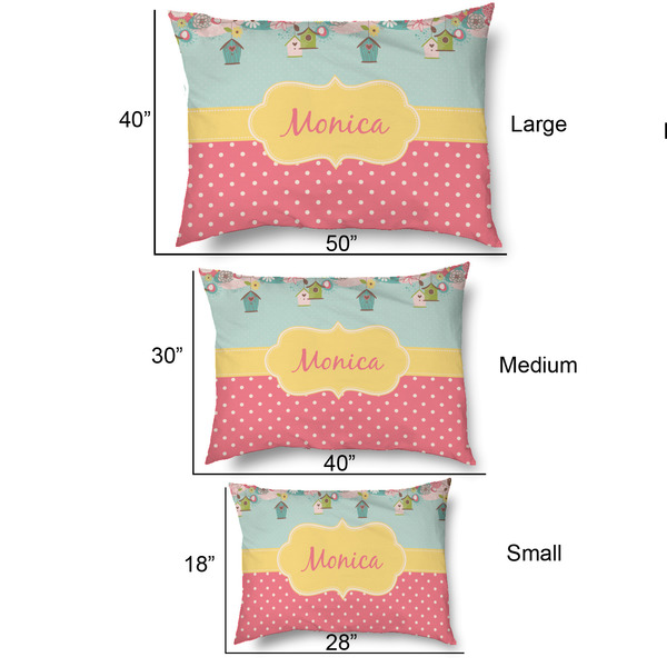 Easter Birdhouses Outdoor Dog Beds - SIZE CHART