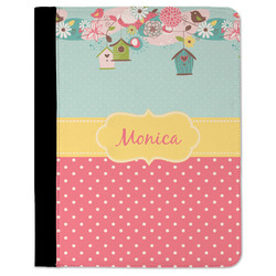 Easter Birdhouses Padfolio Clipboard - Large (Personalized)