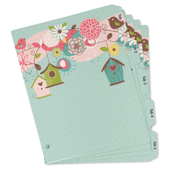 Custom Easter Birdhouses Binder Tab Divider Set (Personalized)