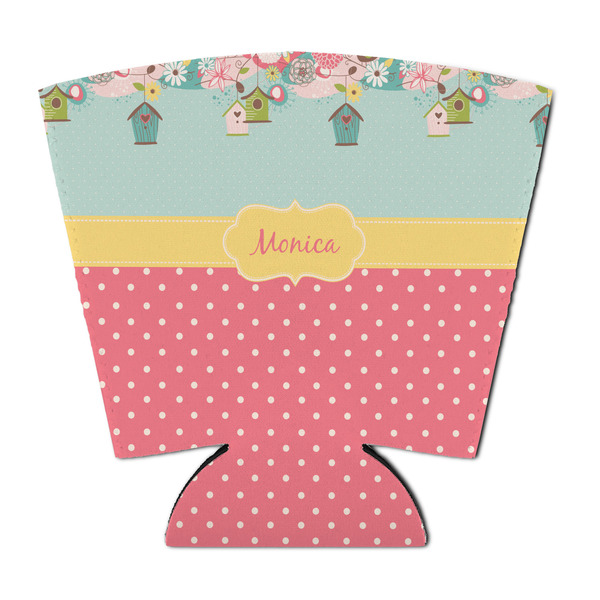 Custom Easter Birdhouses Party Cup Sleeve - with Bottom (Personalized)