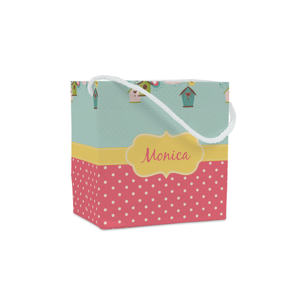 Custom Easter Birdhouses Party Favor Gift Bags (Personalized)
