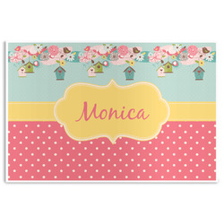 Easter Birdhouses Disposable Paper Placemats (Personalized)