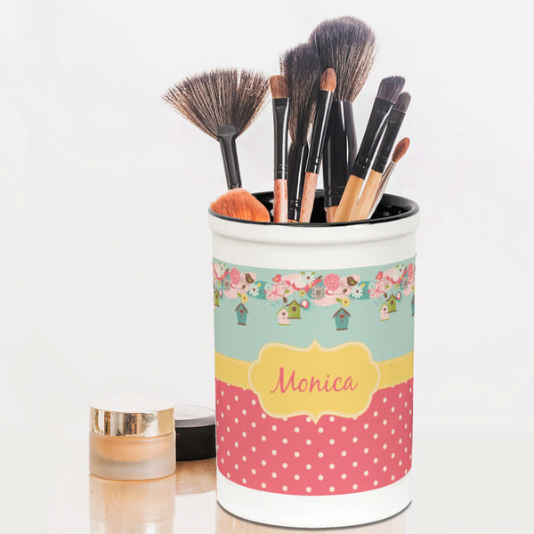 Easter Birdhouses Pencil Holder - LIFESTYLE makeup