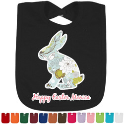 Easter Birdhouses Cotton Baby Bib (Personalized)