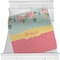 Easter Birdhouses Minky Blanket (Personalized)