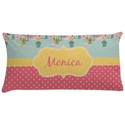 Easter Birdhouses Pillow Case (Personalized)