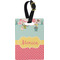 Easter Birdhouses Personalized Rectangular Luggage Tag