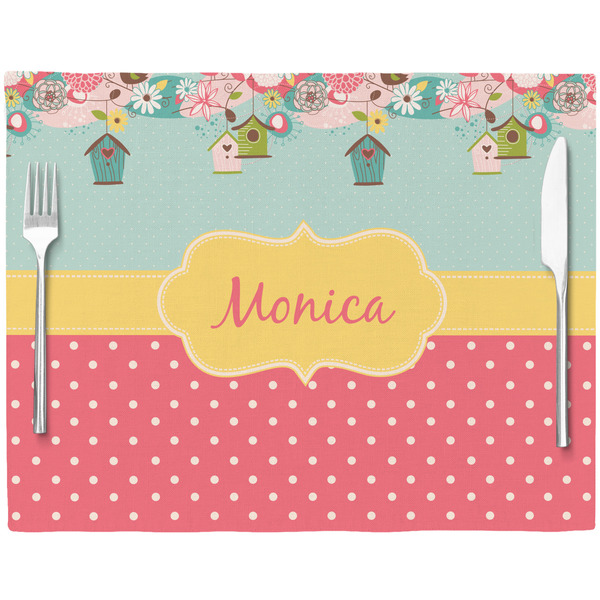 Easter Birdhouses Placemat with Props