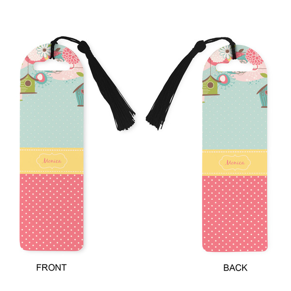 Easter Birdhouses Plastic Bookmarks - Approval