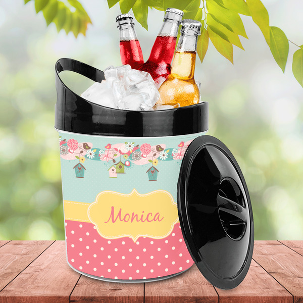 Easter Birdhouses Plastic Ice Bucket - LIFESTYLE