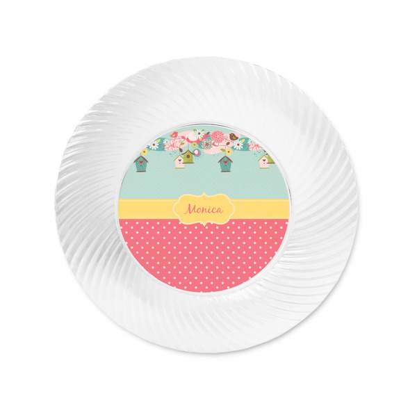 Easter Birdhouses Plastic Party Appetizer & Dessert Plates - Approval