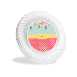 Easter Birdhouses Plastic Party Appetizer & Dessert Plates - 6" (Personalized)