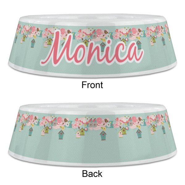 Easter Birdhouses Plastic Pet Bowls - Large - APPROVAL