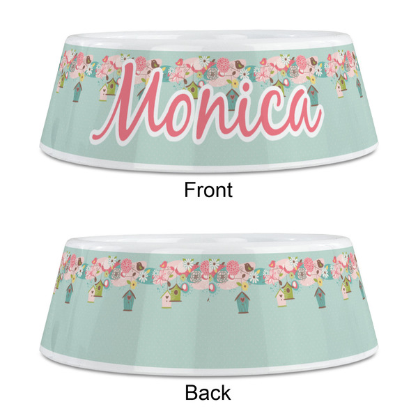 Easter Birdhouses Plastic Pet Bowls - Medium - APPROVAL