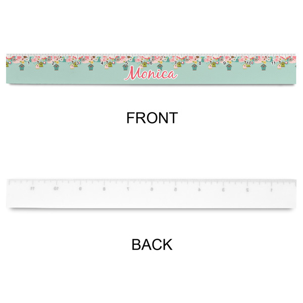 Easter Birdhouses Plastic Ruler - 12" - APPROVAL