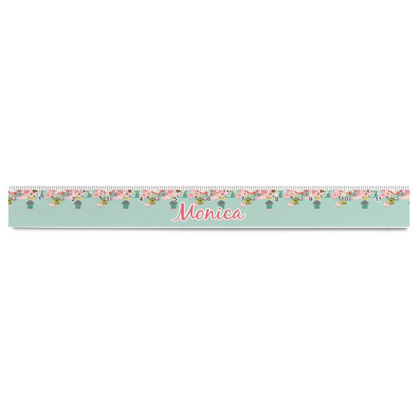 Easter Birdhouses Plastic Ruler - 12" - FRONT