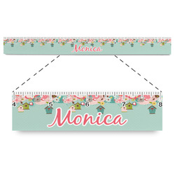 Easter Birdhouses Plastic Ruler - 12" (Personalized)