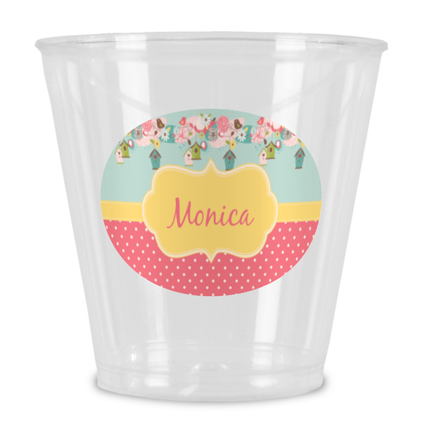 Custom Easter Birdhouses Plastic Shot Glass (Personalized)