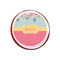 Easter Birdhouses Printed Icing Circle - XSmall - On Cookie