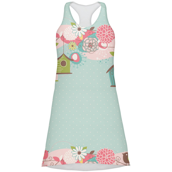 Custom Easter Birdhouses Racerback Dress - Large