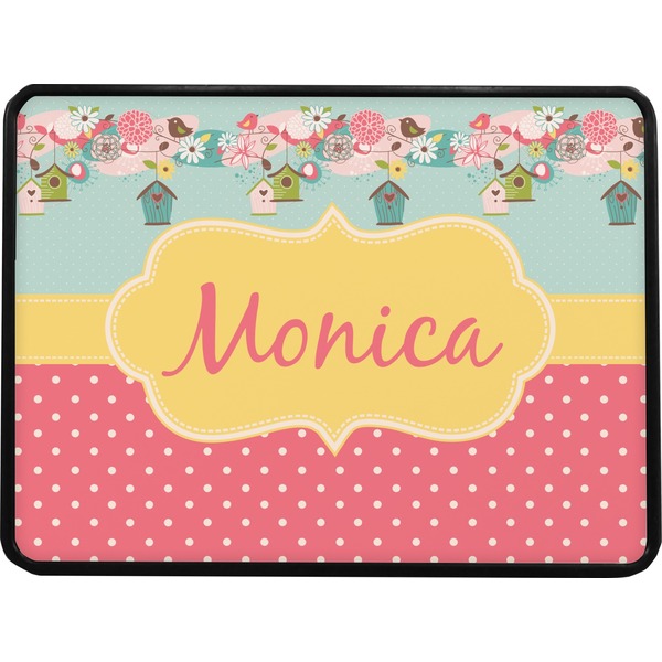 Easter Birdhouses Rectangular Trailer Hitch Cover (Personalized)