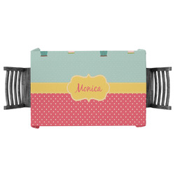 Easter Birdhouses Tablecloth - 58"x58" (Personalized)