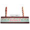 Easter Birdhouses Red Mahogany Nameplates with Business Card Holder - Straight