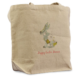 Easter Birdhouses Reusable Cotton Grocery Bag - Single (Personalized)