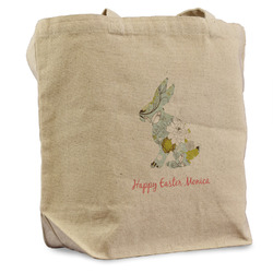 Easter Birdhouses Reusable Cotton Grocery Bag (Personalized)