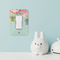 Easter Birdhouses Rocker Light Switch Covers - Single - IN CONTEXT