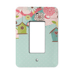 Easter Birdhouses Rocker Style Light Switch Cover