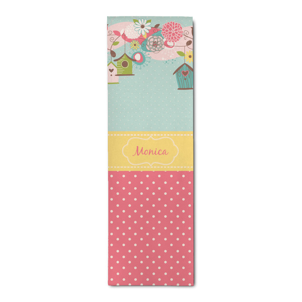 Custom Easter Birdhouses Runner Rug - 2.5'x8' w/ Name or Text