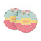 Easter Birdhouses Sandstone Car Coasters (Personalized)