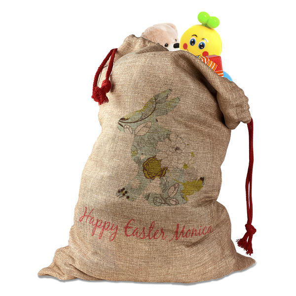 Custom Easter Birdhouses Santa Sack (Personalized)