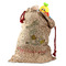 Easter Birdhouses Santa Bag - Front (stuffed w toys) PARENT
