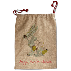 Easter Birdhouses Santa Sack - Front (Personalized)