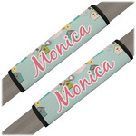 Easter Birdhouses Seat Belt Covers (Set of 2) (Personalized)