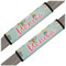 Easter Birdhouses Seat Belt Covers (Set of 2)