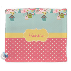 Easter Birdhouses Security Blanket - Single Sided (Personalized)