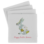 Easter Birdhouses Absorbent Stone Coasters - Set of 4 (Personalized)