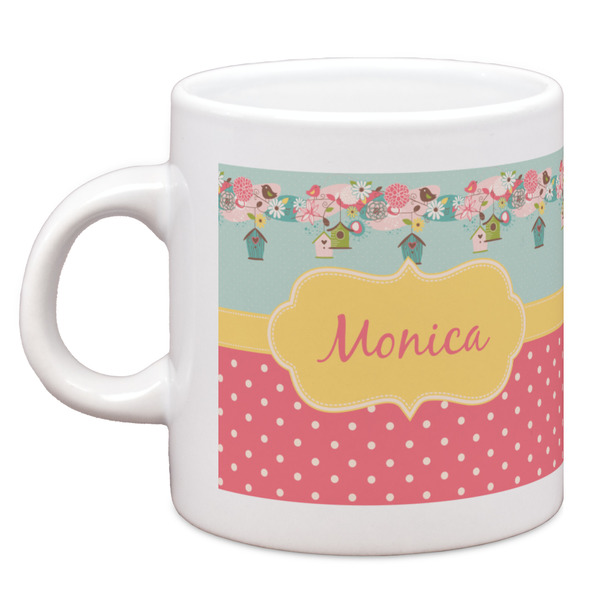 Custom Easter Birdhouses Espresso Cup (Personalized)