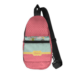 Easter Birdhouses Sling Bag (Personalized)