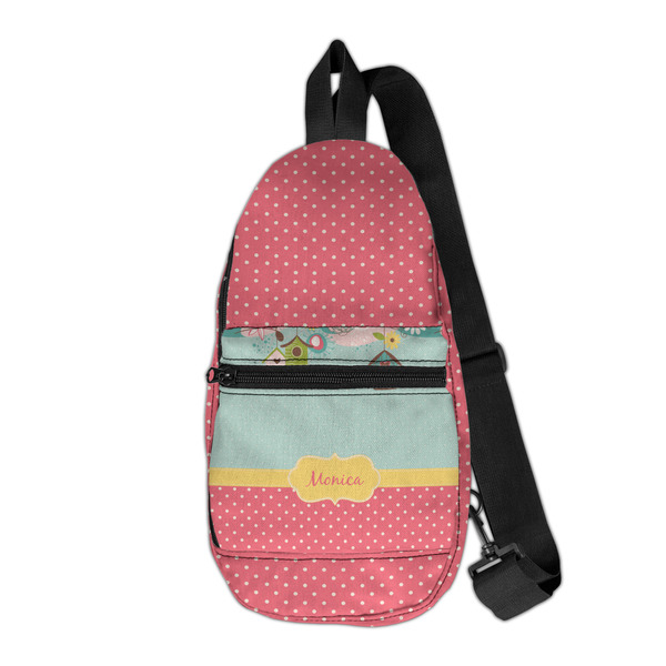 Custom Easter Birdhouses Sling Bag (Personalized)