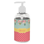 Easter Birdhouses Plastic Soap / Lotion Dispenser (8 oz - Small - White) (Personalized)
